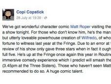 Tricked Birthday Comic’s Cunning Stunt Facebook