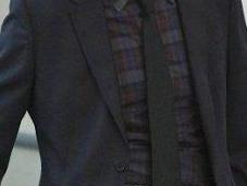 Justified Raylan’s Muted Navy-and-Brown Plaid Sportcoat