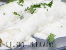White Chicken Enchiladas...
