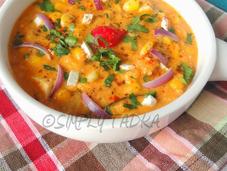 Paneer Corn Curry- Tribute Tarla Dalalji
