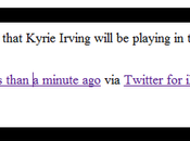 Update: Kyrie Irving Back, Bitches