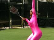 Serena Williams Returns With Pink Body Suit