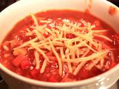 Spicy Tomato, Bean Veggie Soup