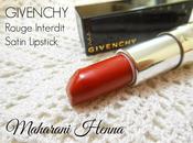 Givenchy Rouge Interdit Satin Lipstick Maharani Henna (41) Review, Swatch, FOTD