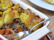 Beef Vegetable Cottage Topped with Rosemary Crushed Potatoes