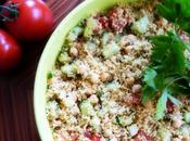 Moroccan-spiced Couscous Tabbouleh (VeganMoFo 2014)