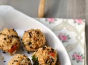 Korean Vegetarian Joomuk (Korean Style Rice Veggie Fist Balls)