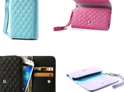 Universal Protection: Rhombus Wallet Leather Case