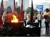 Ceremonial Burning Philippine Flags