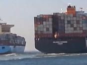 Collision Container Vessels Suez Canal