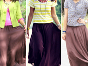 Three Ways Style Long Skirt