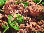 Easy Quinoa With Mushrooms Spinach