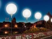 Berlin Wall Remembered Illuminating Display 8,000 Glowing Orbs