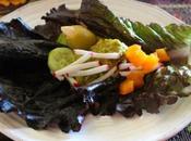 Nutraleaf Lettuces: Guacamole Veggie Party Platter with Burgundy Romaine
