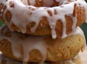 Baked Pumpkin Donuts with Vanilla Glaze #Donutday