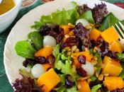 Harvest Salad with Glazed Butternut Squash, Pearl Onions Warm Apple Cider Vinaigrette