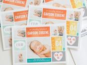 Carson’s Birth Announcement.