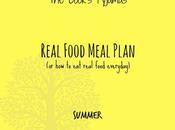 Real Food Meal Plan Summer