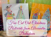 Free Christmas Postcards from Alexandra Balashova