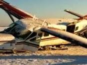 Tindi Caravan Forced Land Frozen Lake After Flying into Icing Conditions