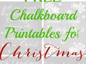 Free Chalkboard Printables Christmas