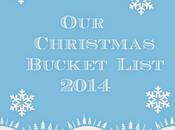 2014 Christmas Bucket List