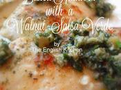 Baked Haddock with Walnut Salsa Verde