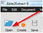 Steps Editable PDFs with Able2Extract