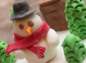 Snowman Christmas Cake