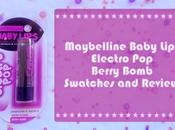 Swatches Review Maybelline Baby Lips Electro Berry Bomb