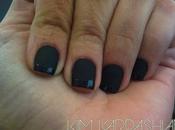 NOTD: Silver Matte French Manicure