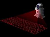 This R2-D2 Hologram Message It’s Laser Keyboard