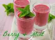 Healthy Starts... Berry Mint Smoothies