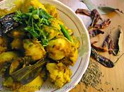 Aloo Arbi Sukha (Dry Colocasia With Potatoes)