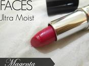 Faces Ultra Moist Lipstick (44) Magenta Review, Swatch, LOTD