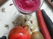 Ruby Green Godess Smoothie-Raw Vegetable Fruit Juice- Health Glass