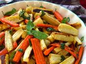 Roasted Root Vegetables with Mint Maple Vinaigrette (Paleo, Gluten Free, Dairy Free)