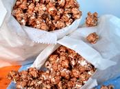 (healthier) Chocolate Peanut Butter Popcorn