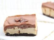 Valentine’s Treats: Salted Caramel Chocolate Cheesecake Slices Raw, Vegan