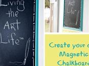 Magnetic Chalkboard Message Center Vintage Trailer