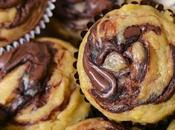 Easy Moist Basic Banana Muffins with Nutella Swirl (made Less Minimal Dishwashing)