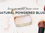 Make Your Natural Powdered Blush