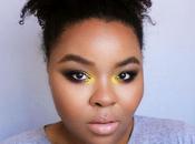 Yellow Glossy Summer Makeup