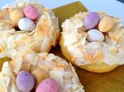 Lemon 'Easter Nest' Baked Donuts