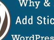 Sticky WordPress SideBar