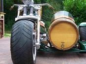Motorcycle with Beer Barrel Sidecar Ultimate Wheels Dudes