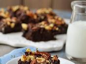 Eggless Fudge Brownies with Nuts