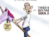 Political Cartoonists Having Field Skewering Obama Islam