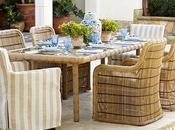 HOME| Outside Dining Area Inspiration with Wicker Furniture Glassware