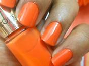 Orange Nails with L'Oreal Paris Color Riche Lush Tangerine